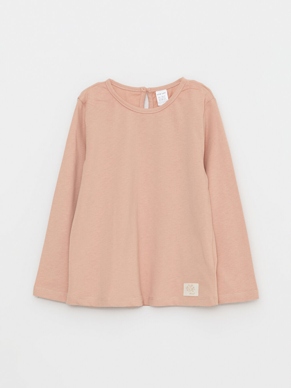 Crew Neck Long Sleeve Cotton Baby Girl T-Shirt 2-Pack-1