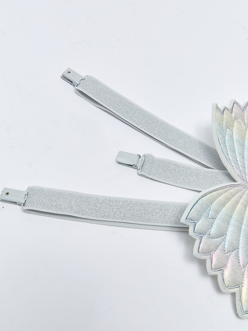 Karışık Hologram Baskılı Kız Çocuk Pantolon Askısı-3