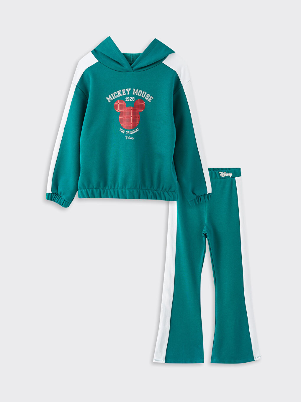 Ensemble Sweat-Shirt à Capuche et Pantalon de Survêtement à Manches Longues Imprimé Mickey Mouse Fille-6