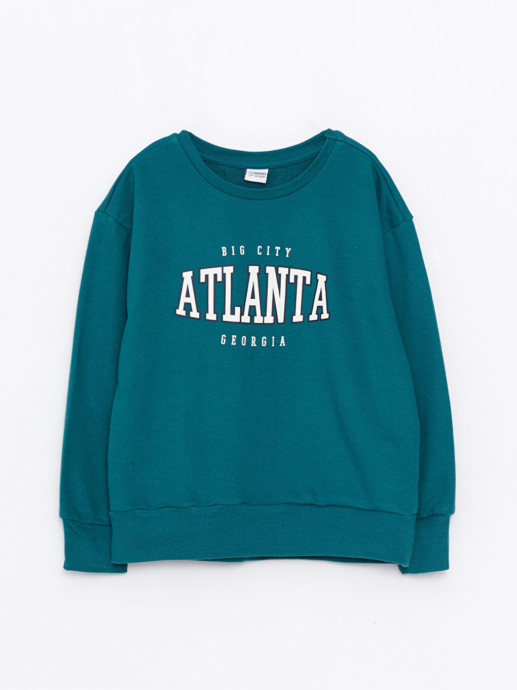 LCW Kids Rundhalsausschnitt Bedruckt Langarm Sweatshirt für Mädchen -W2BA36Z4-GXZ