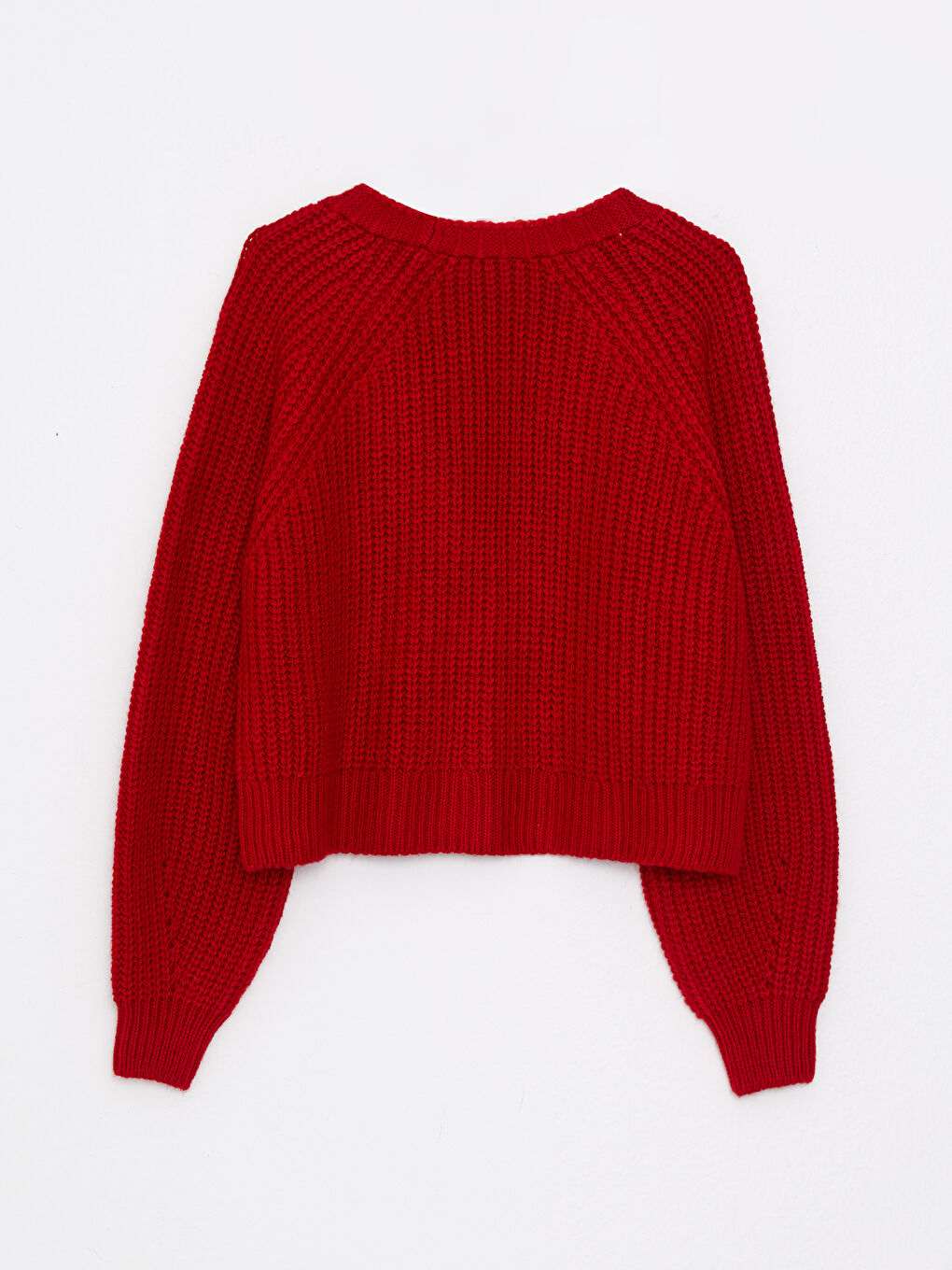 Кардиган из трикотажа с V-образным вырезом для женщин-6