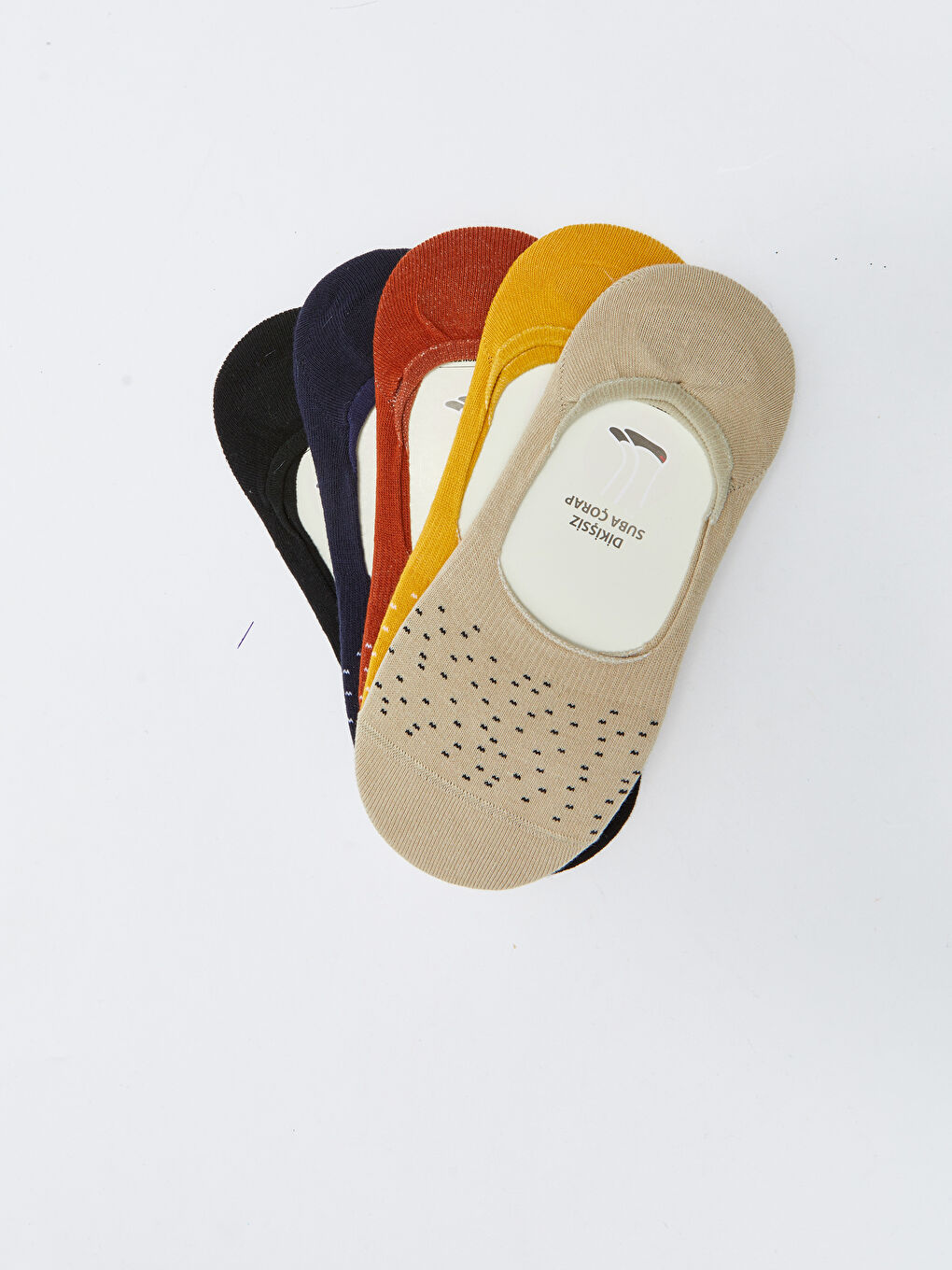 Karışık Desenli Erkek Babet Çorap 5'li