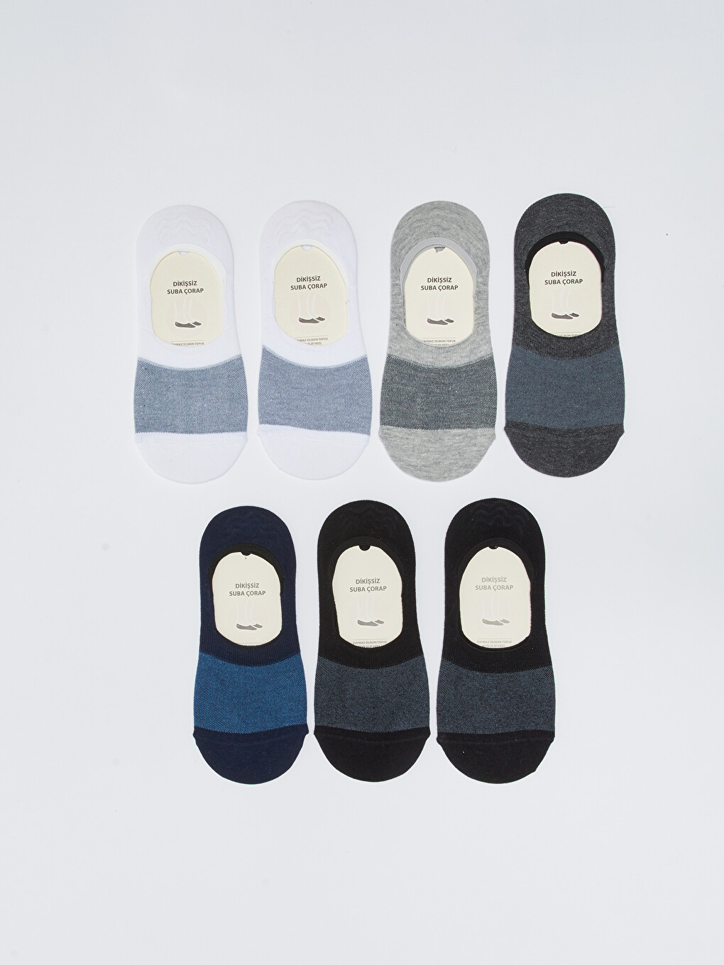 Men's Invisible Socks 7 Pack-1