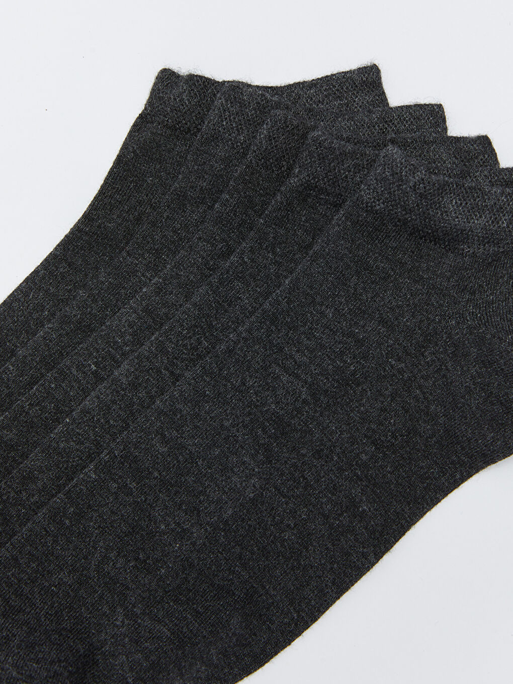 Antrasit Erkek Bambu Patik Çorap 5'li-2
