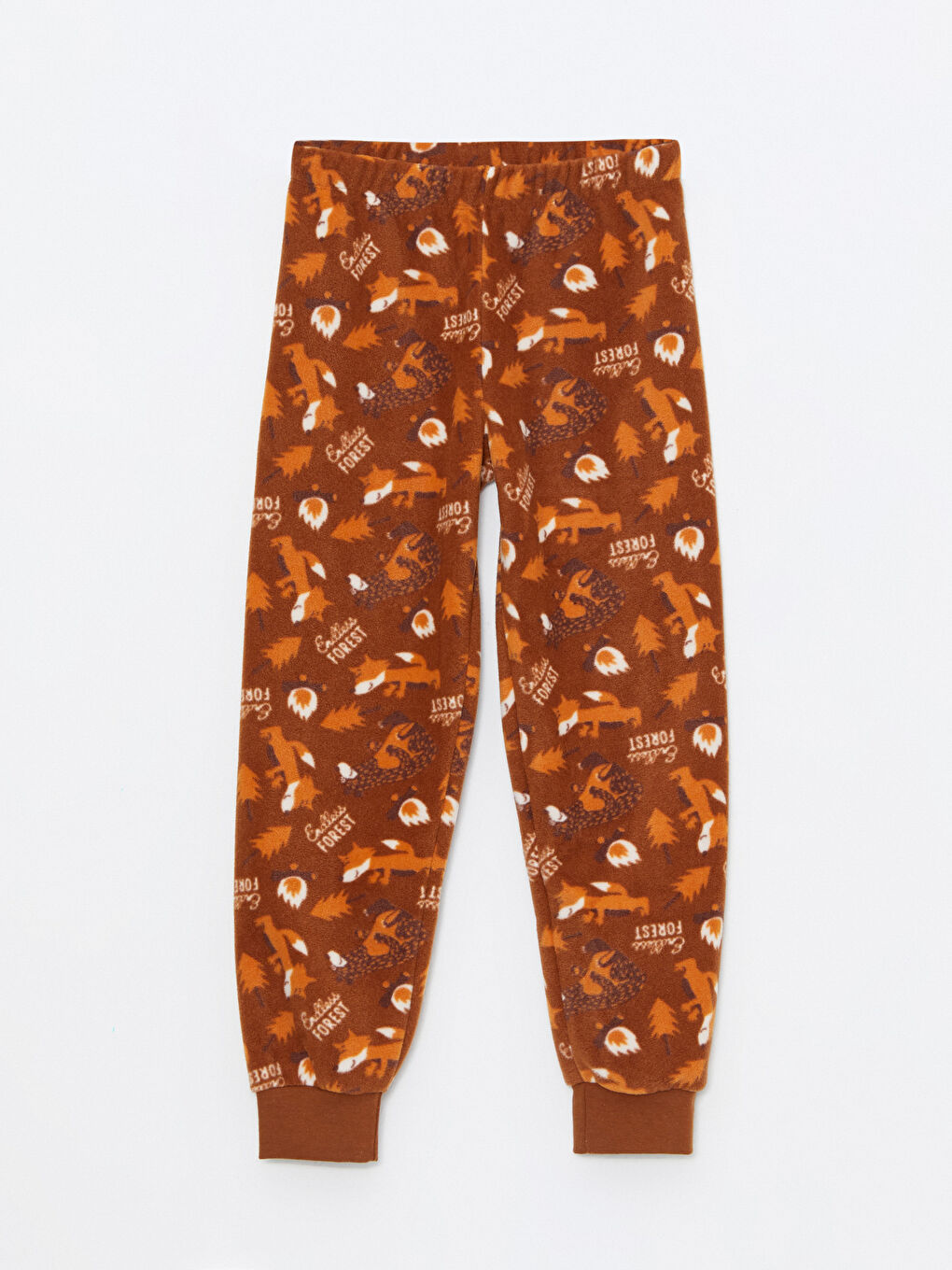 Crew Neck Embroidered Long Sleeve Polar Boys' Pyjama Set-2