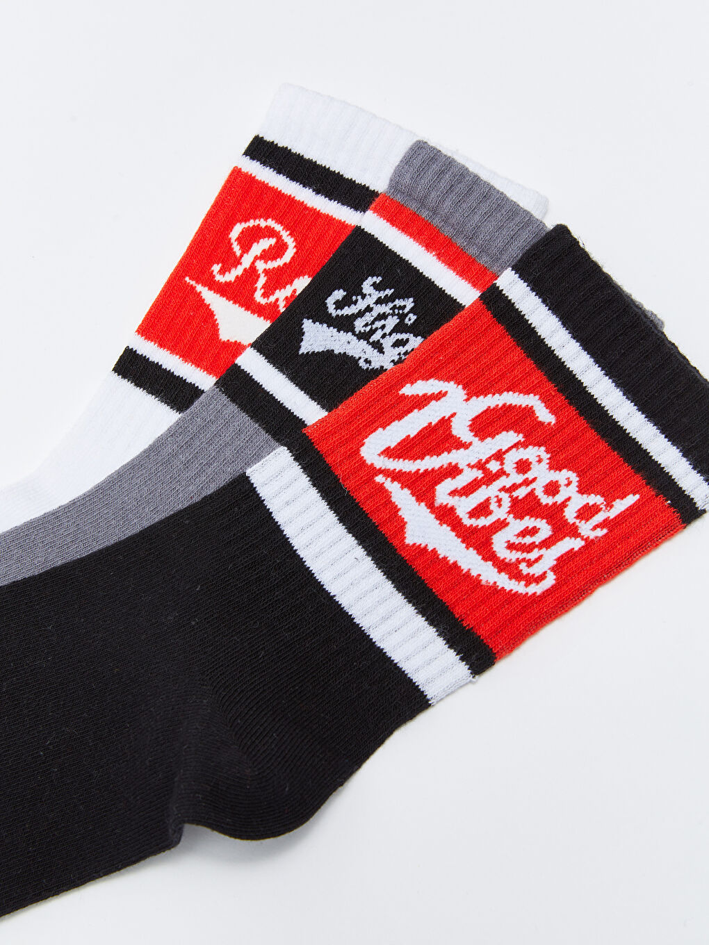 Karışık Baskılı Erkek Soket Çorap 3'lü-2