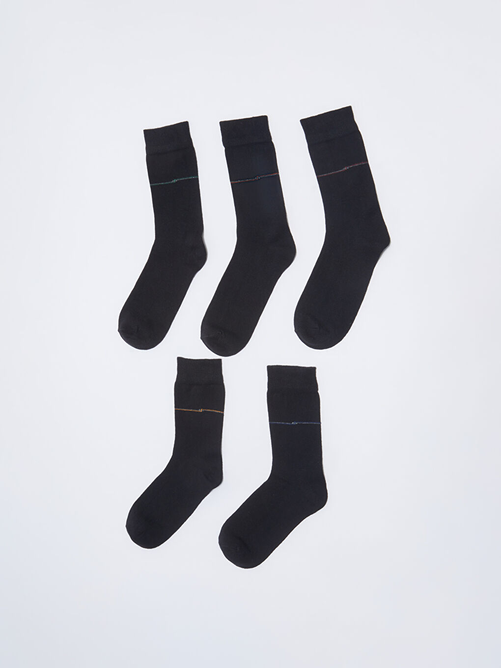 LCW ACCESSORIES Çizgili Erkek Soket Çorap 5'li -W2BB32Z8-K00