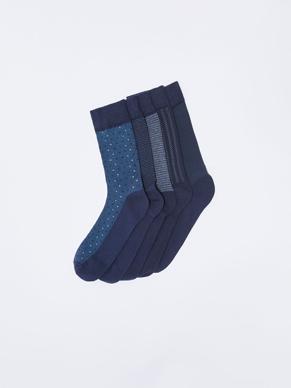 Patterned Men's Ankle Socks 5 Pack