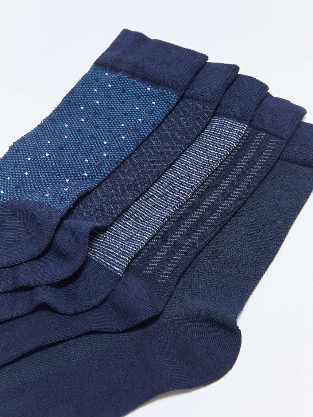 Patterned Men's Ankle Socks 5 Pack-2