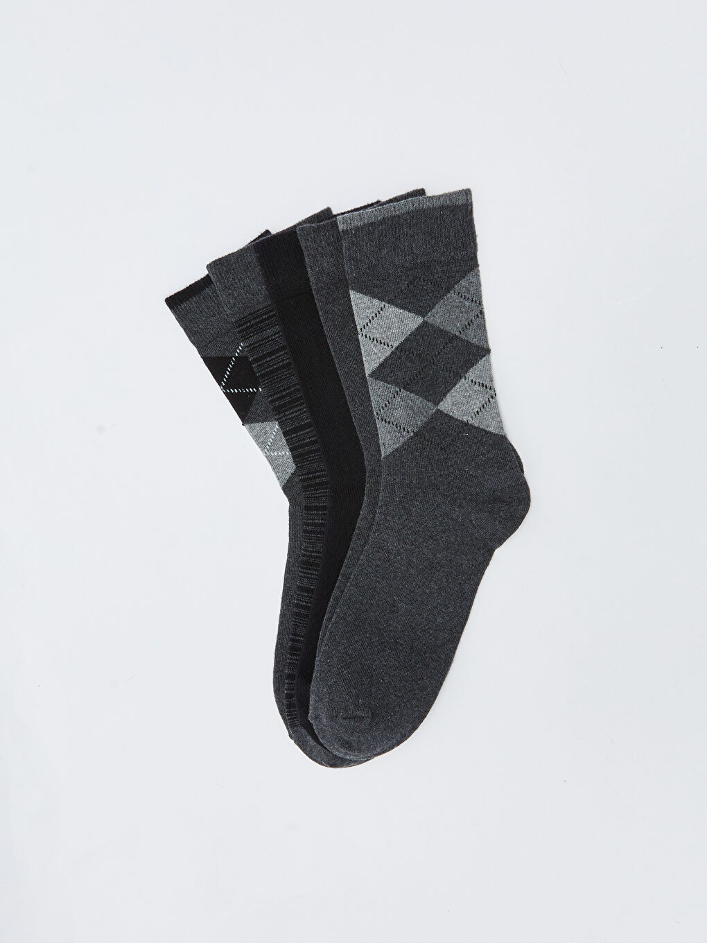 Patterned Men's Ankle Socks 3-packs