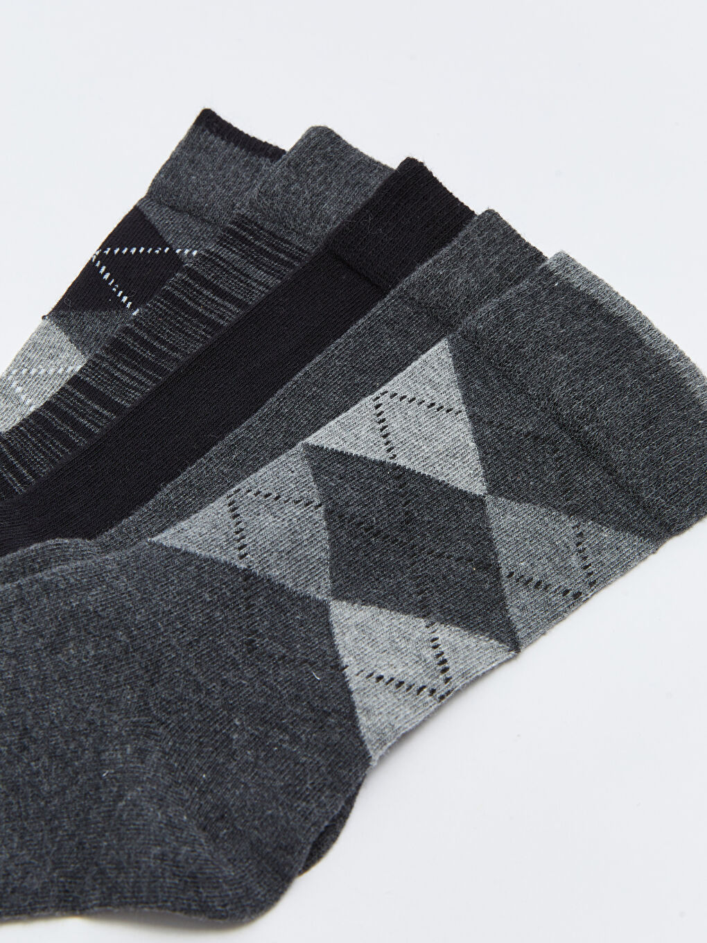 Patterned Men's Ankle Socks 3-packs-2