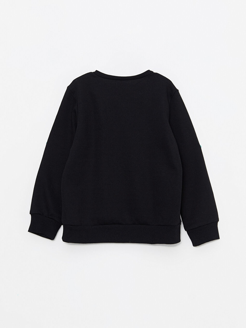 Siyah Bisiklet Yaka 10 Kasım Temalı Uzun Kollu Kız Çocuk Sweatshirt-4