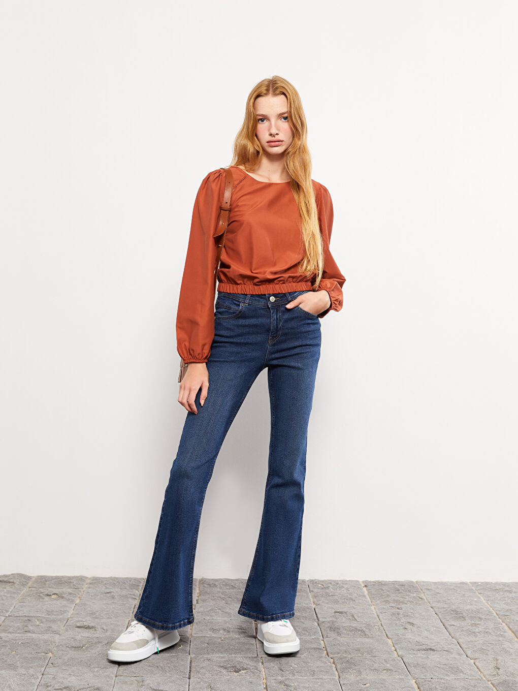 High Waist Mars Flare Women's Jeans-1