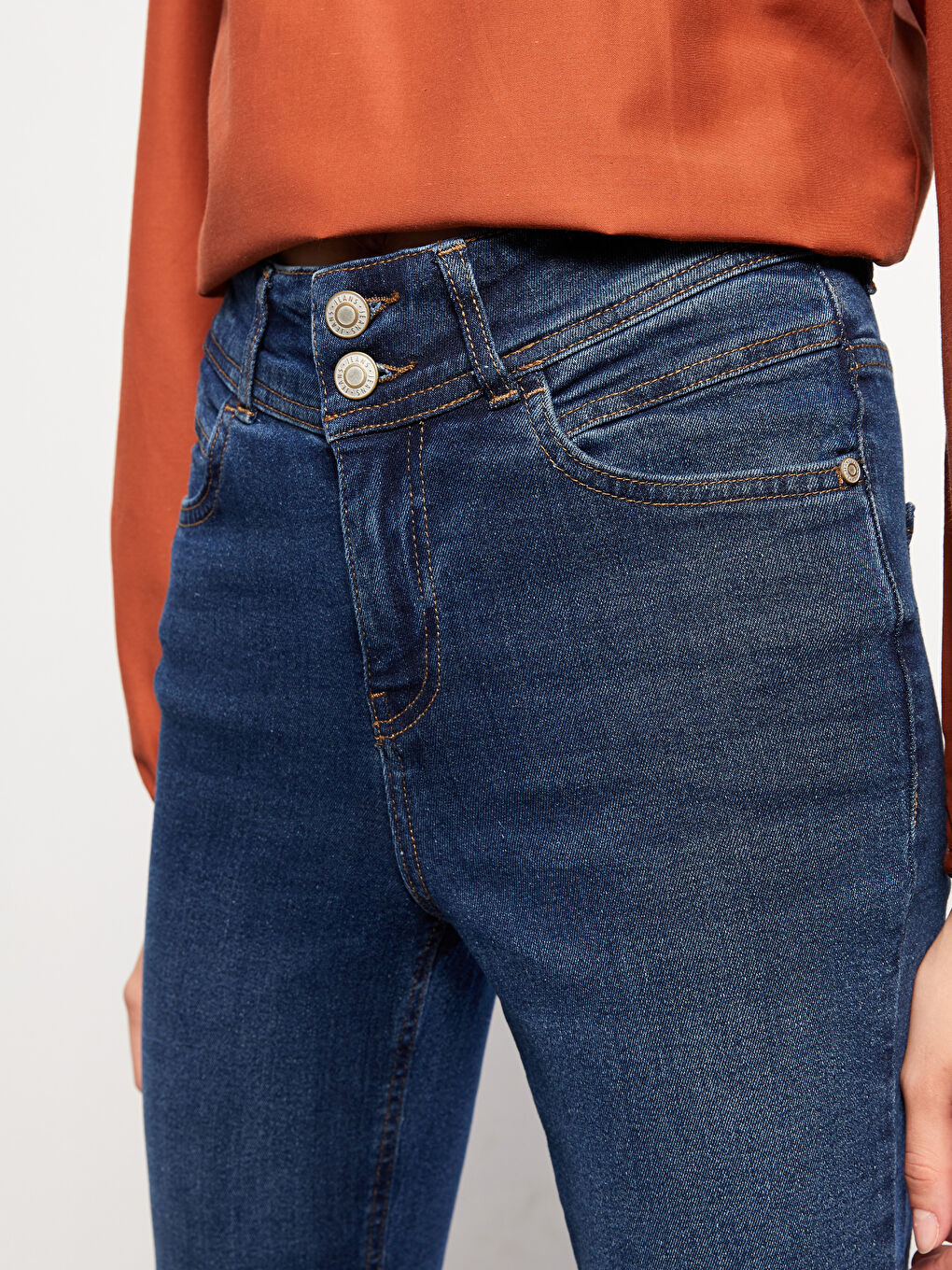 High Waist Mars Flare Women's Jeans-2