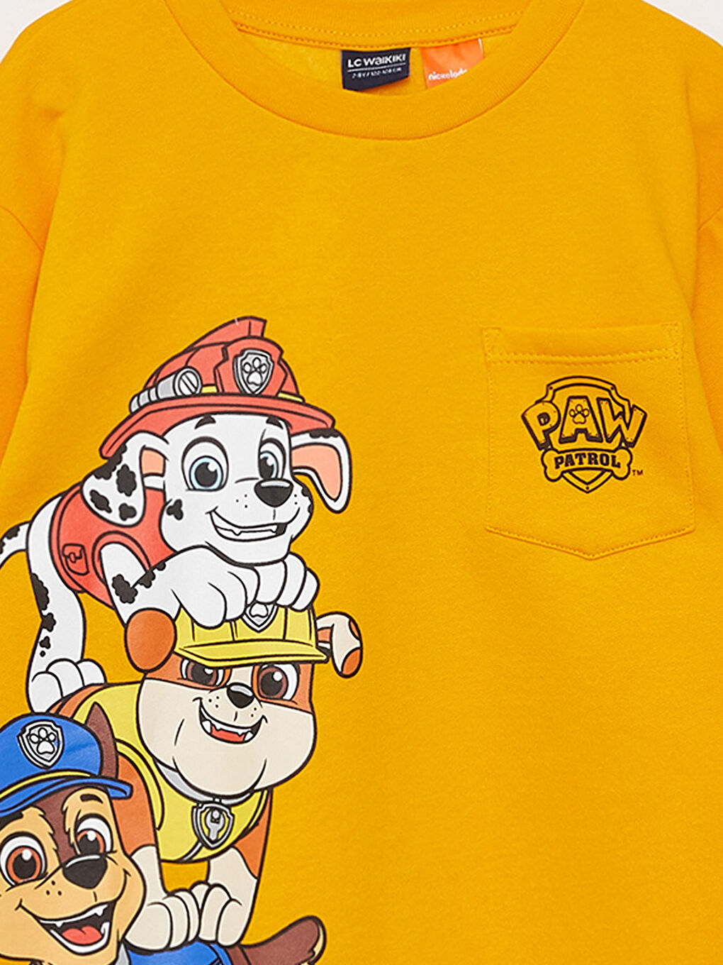 Crew Neck Paw Patrol Printed Long Sleeve Boys Sweatshirt-2