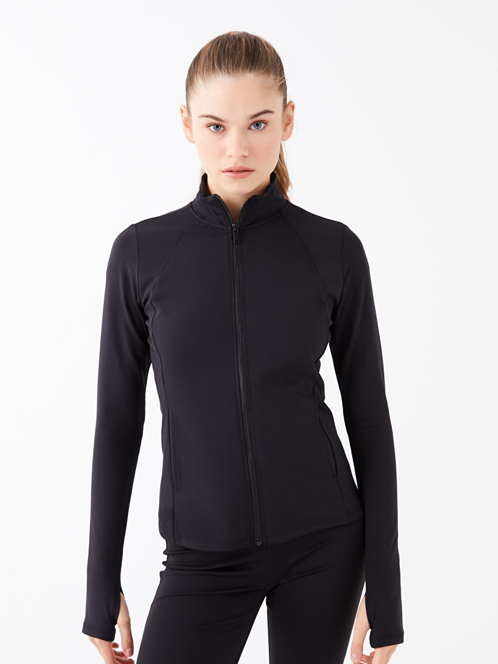 Xside Active Rollkragen Damen Sport-Strickjacke -W2BC08Z8-RQN