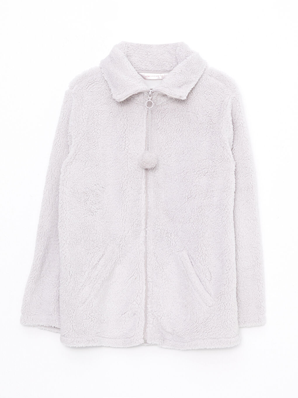 Funnel Neck Plush Women's Pyjama Top-5