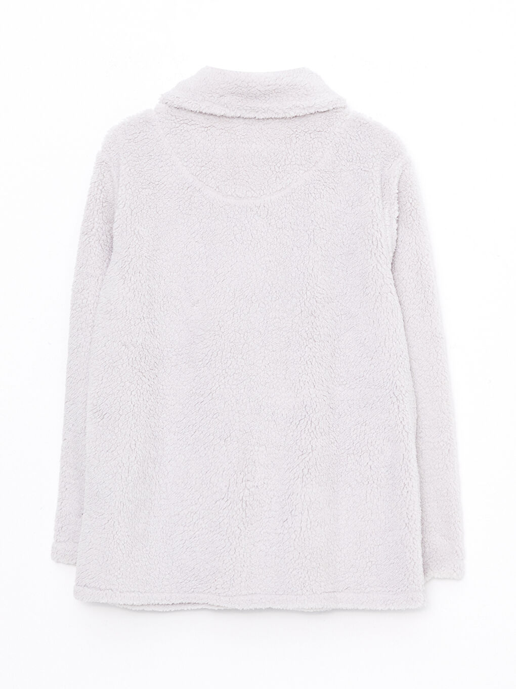 Funnel Neck Plush Women's Pyjama Top-6