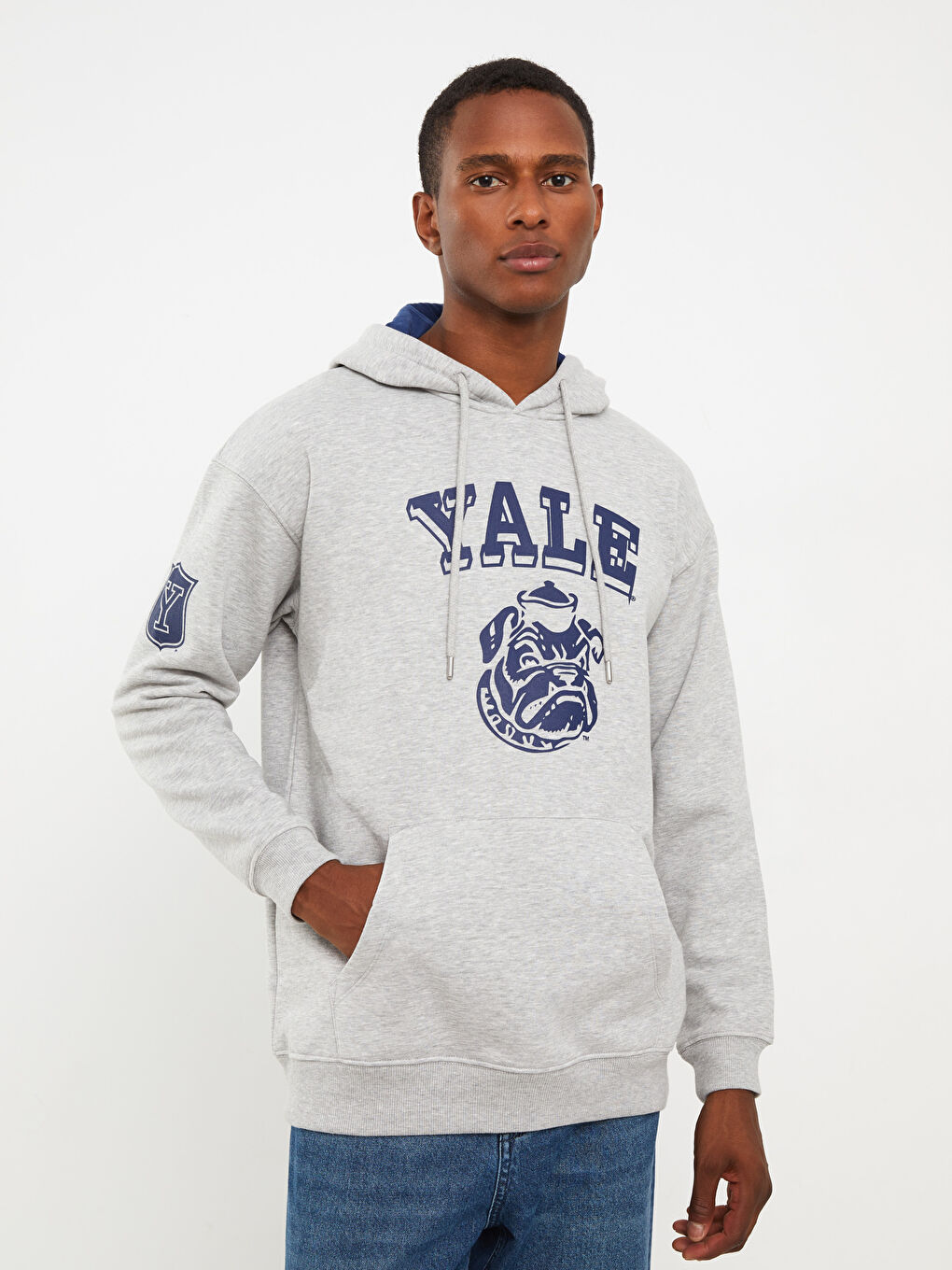 Long Sleeve Printed Men's Thick Hoodie-2