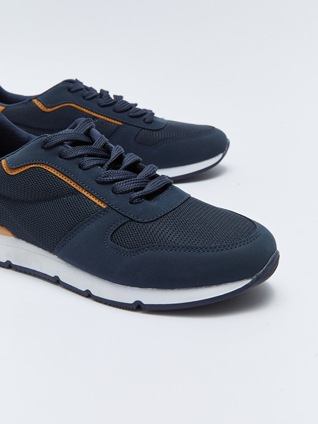 Lacivert Bağcıklı Erkek Spor Ayakkabı-2