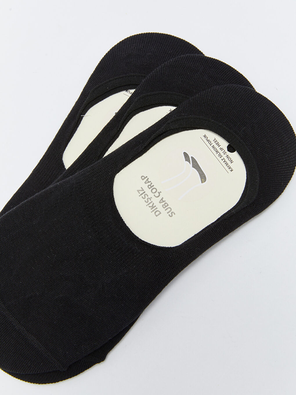 Siyah Erkek Babet Çorap 3'lü-2