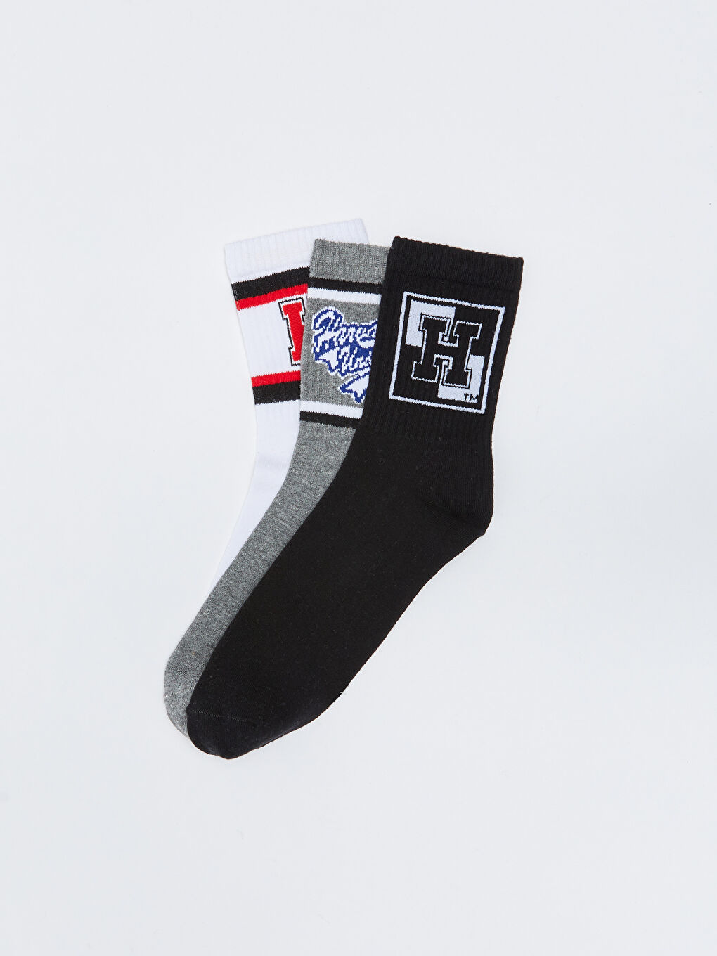 Harvard University Men's Printed Socks 3 Pack
