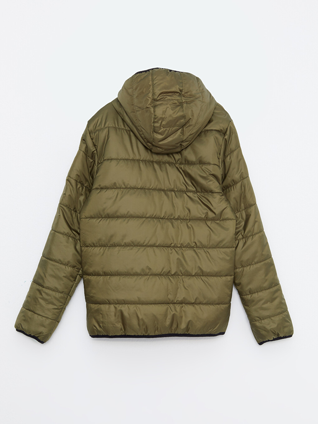 Hooded Basic Boy Puffer-1