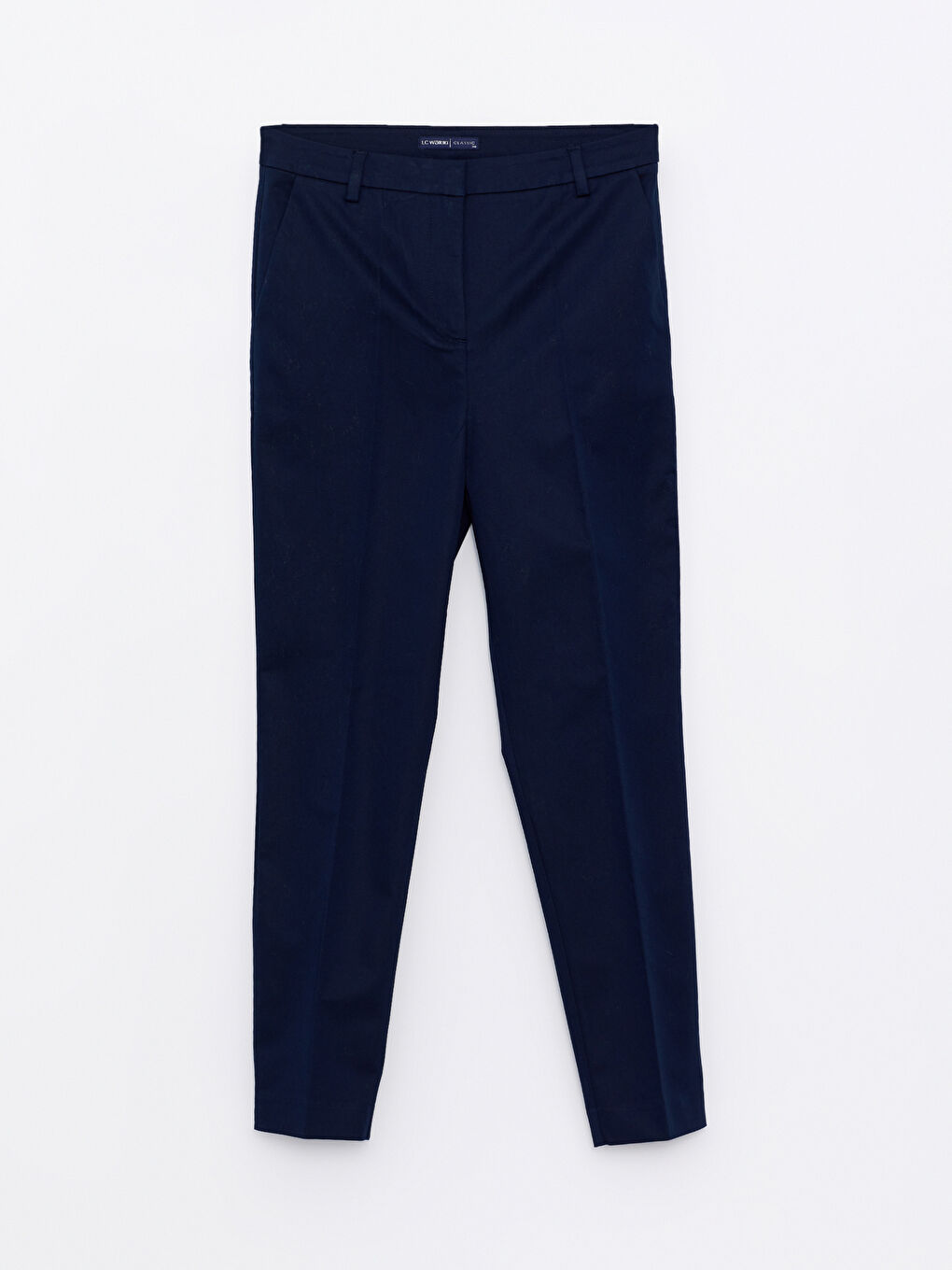 Women's Slim Fit Plain Trousers