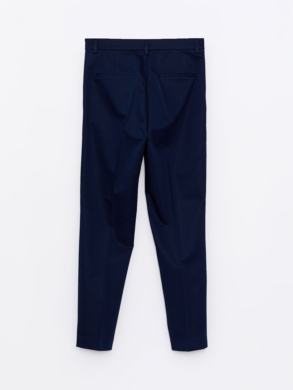 Women's Slim Fit Plain Trousers-1