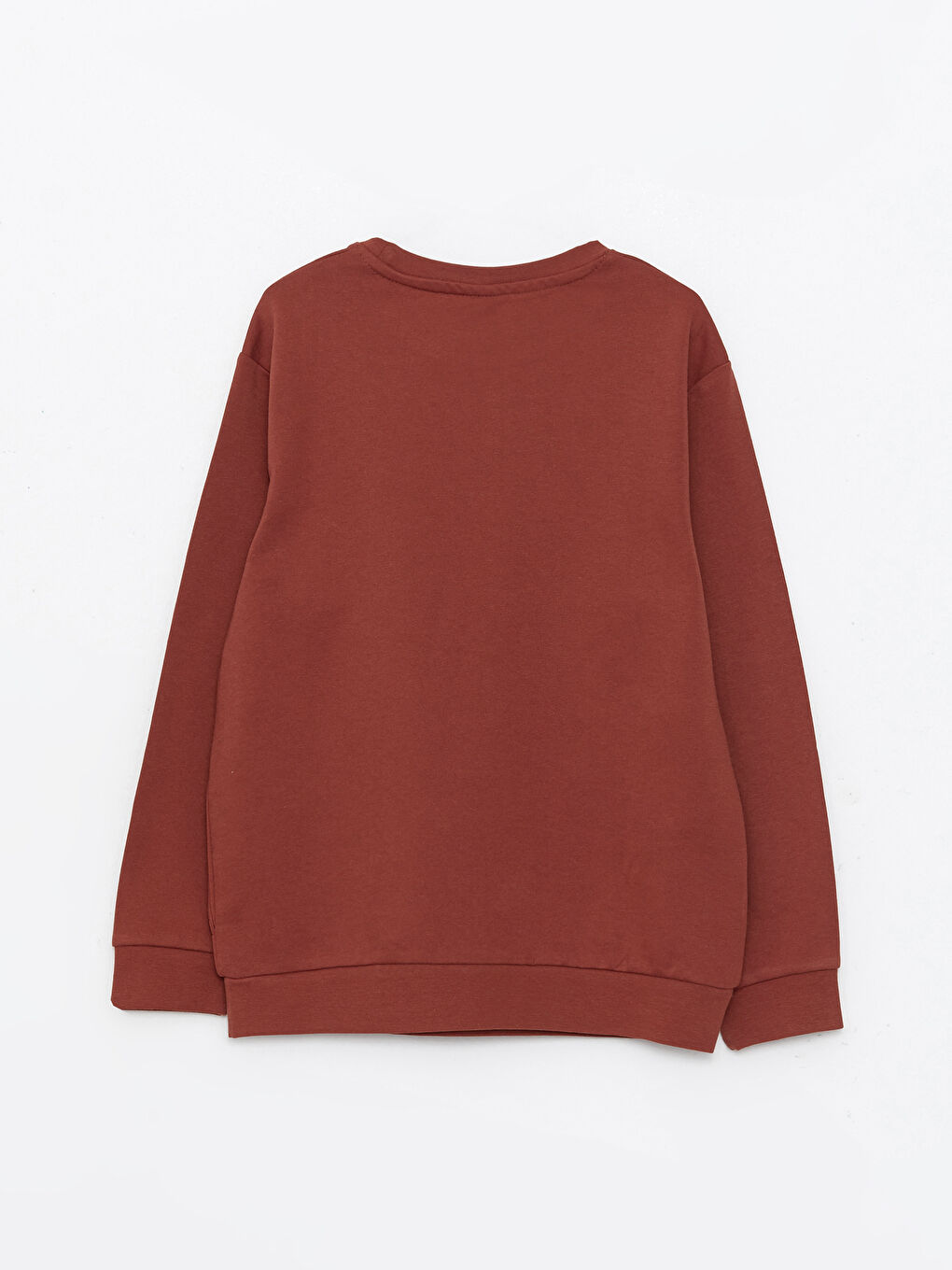 LCW Kids Crew Neck Basic Long Sleeve Boys' Sweatshirt -W2BD31Z4-HEX
