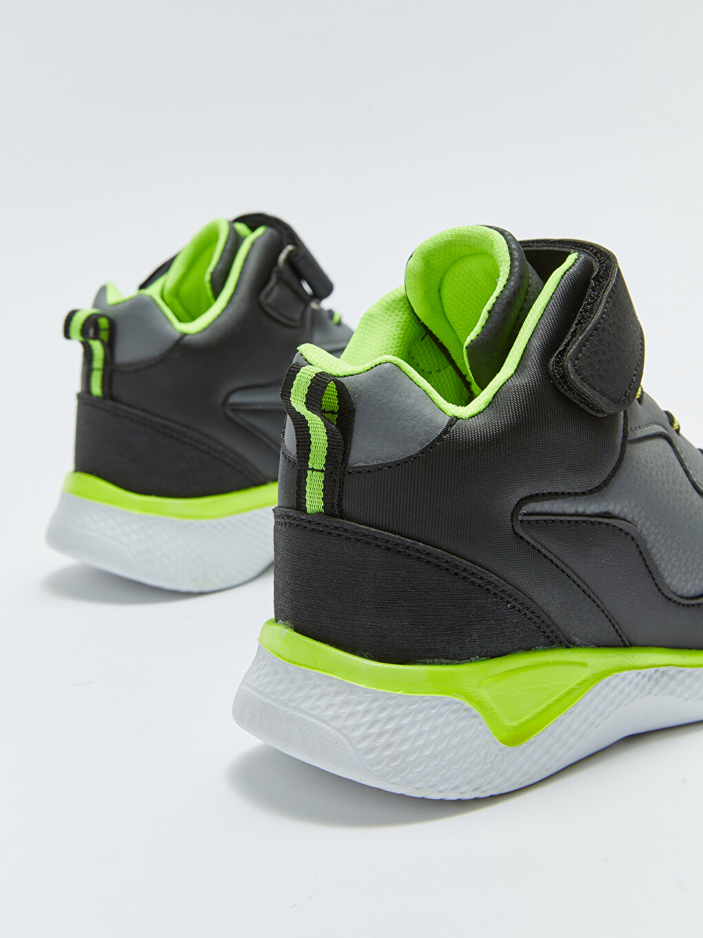 Velcro Closure Color Block Boys Boots-4