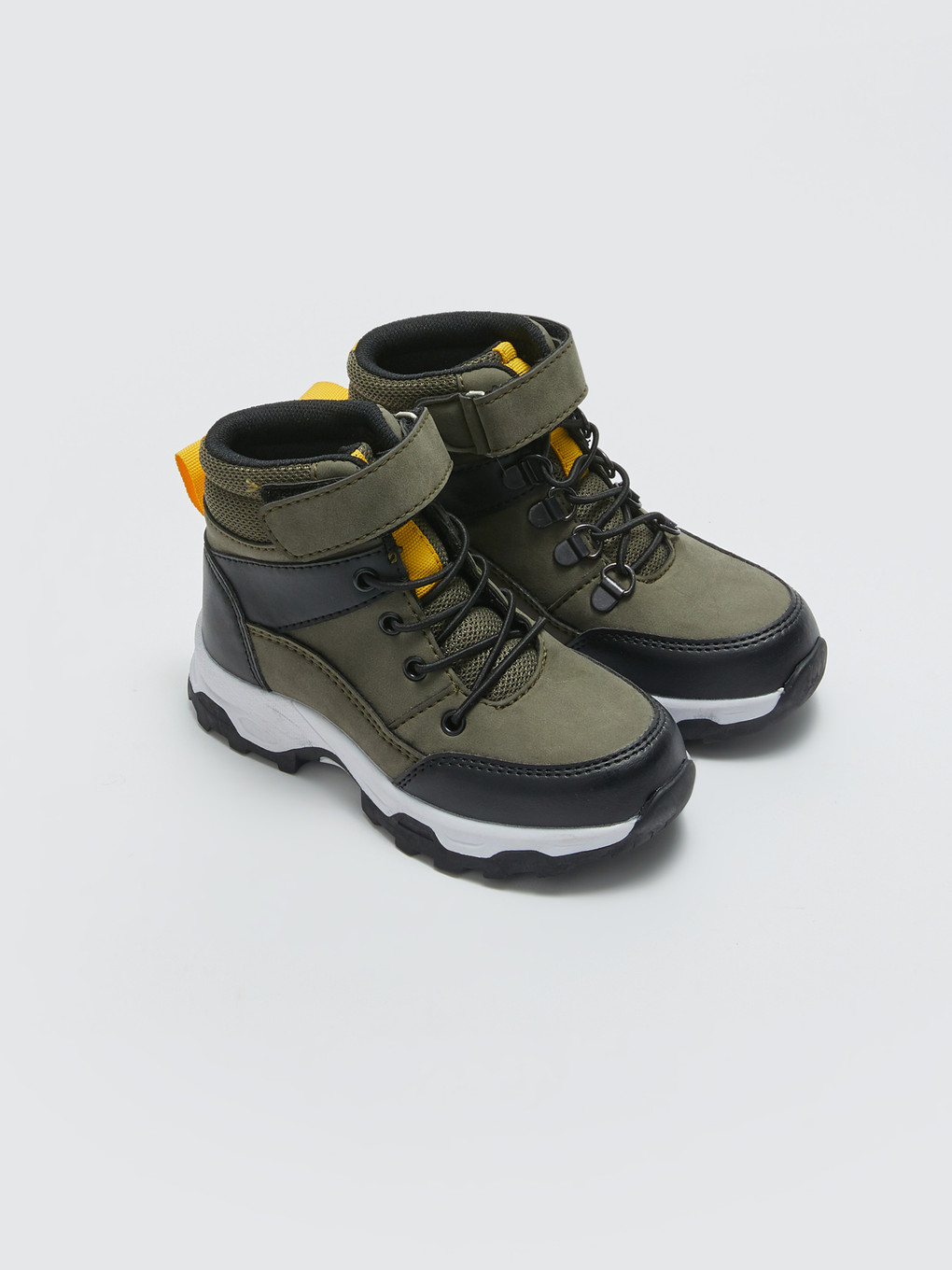 Lace-up And Hook-and-loop Boys' Boots