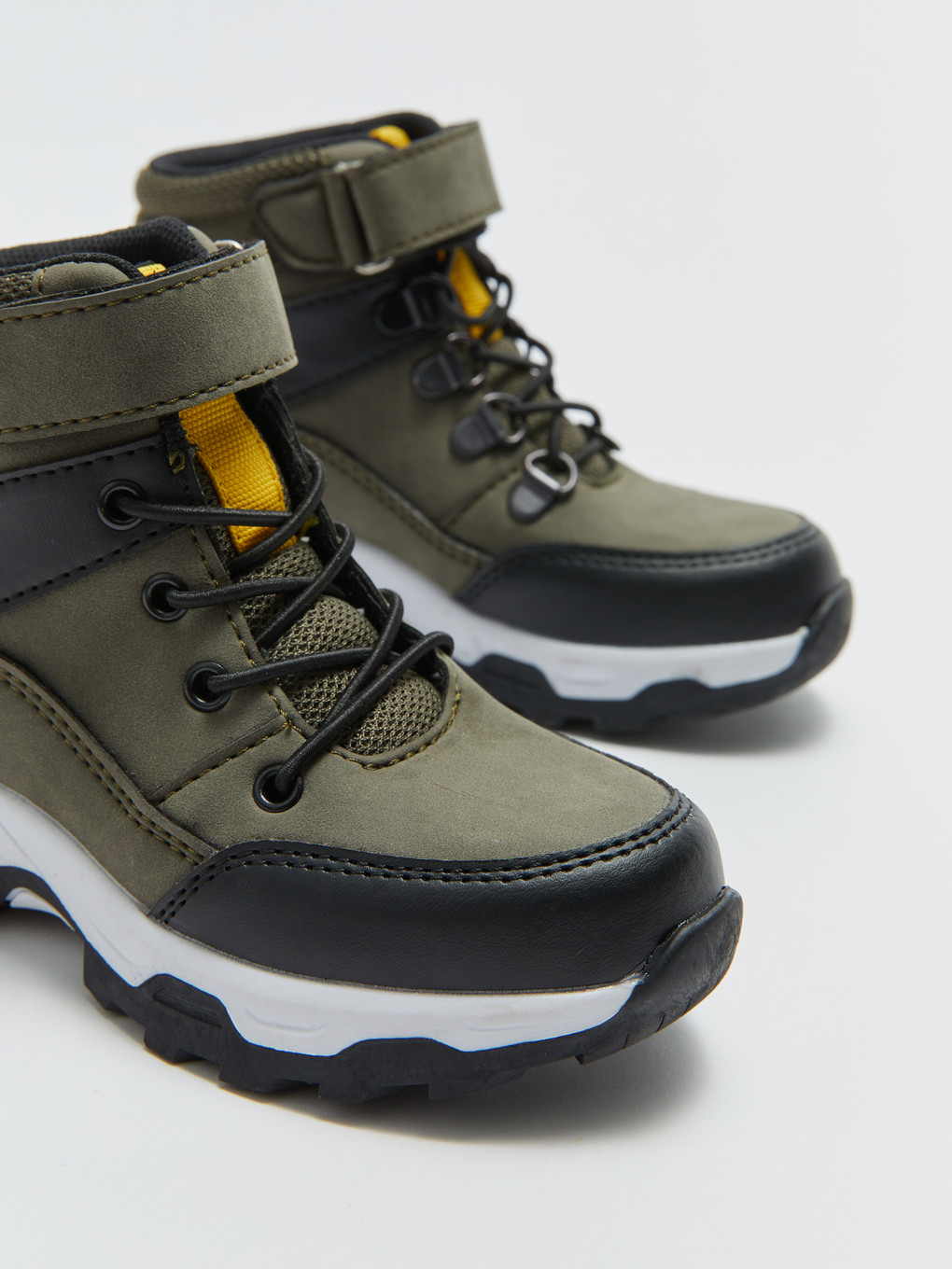 Lace-up And Hook-and-loop Boys' Boots-2