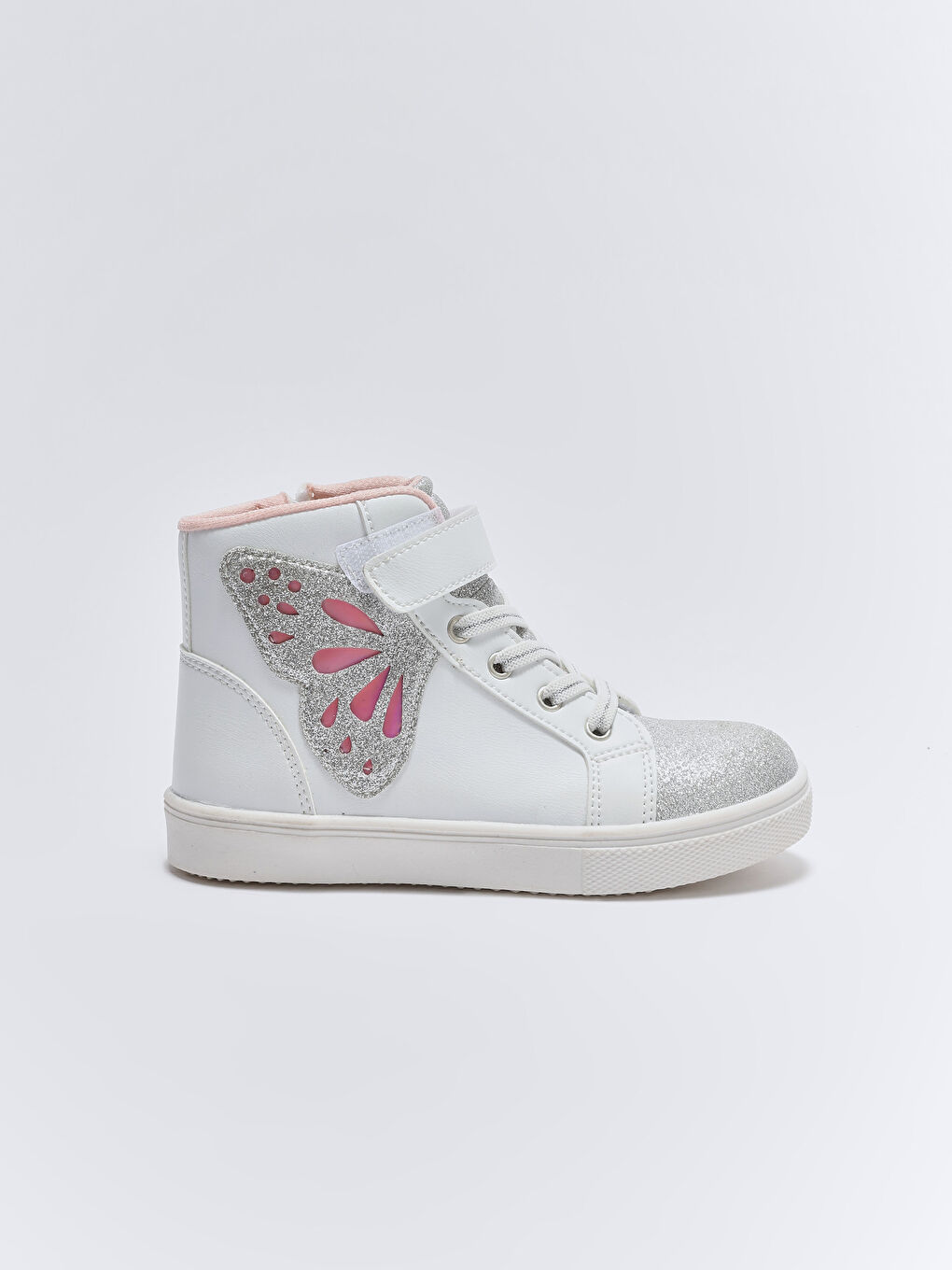 Hook and Loop Girls' Ankle Sneakers-1