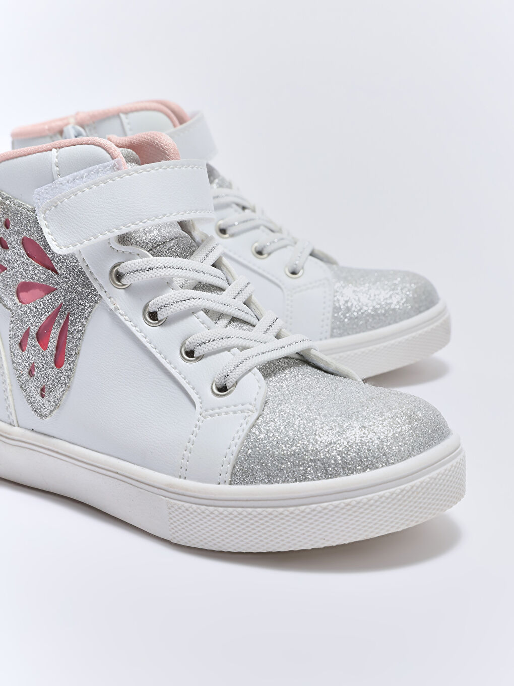 Hook and Loop Girls' Ankle Sneakers-2