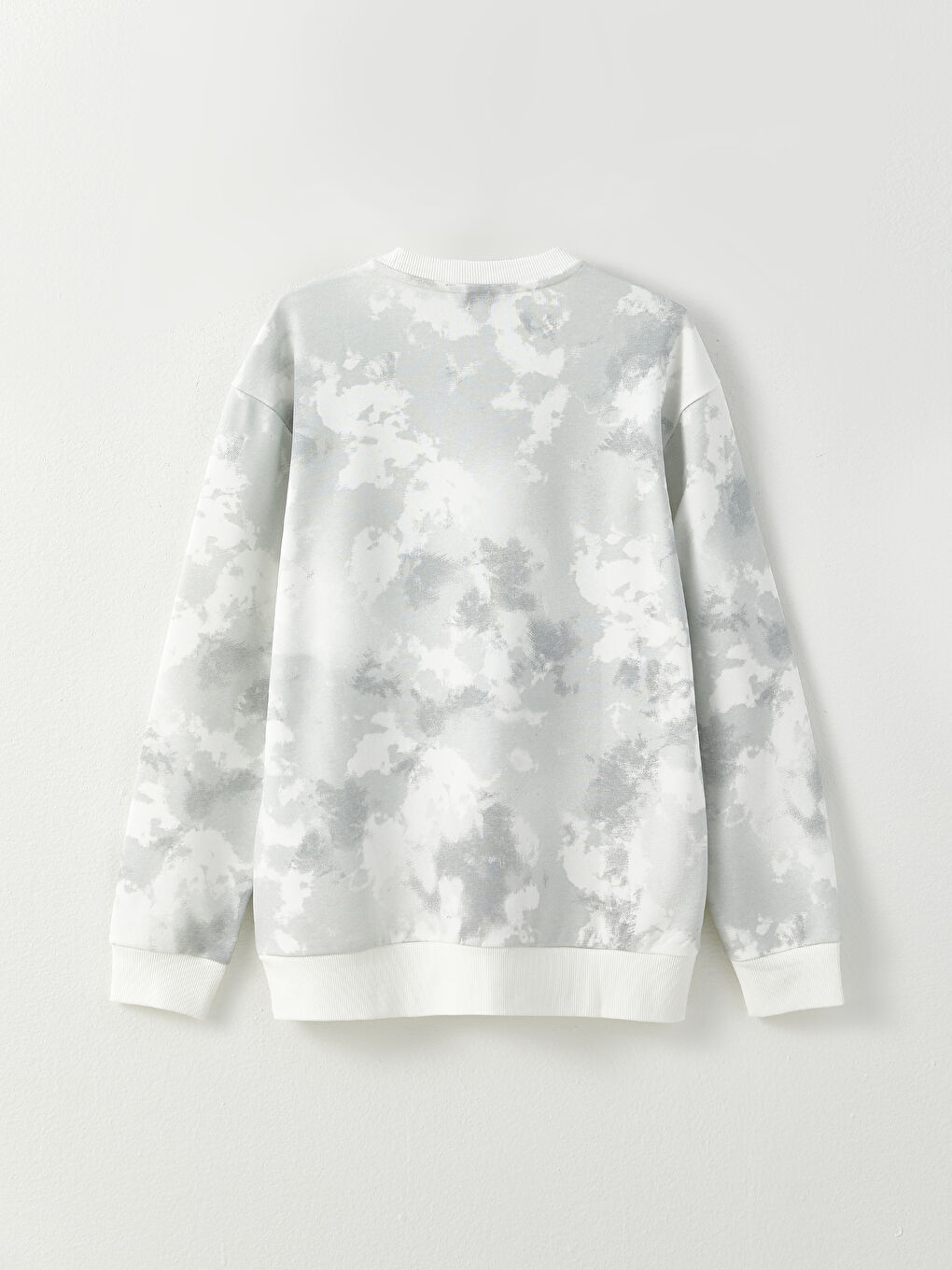 سويت شيرت مطبوع بأكمام طويلة برقبة دائرية للرجال-6