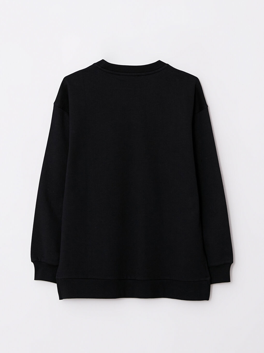 LCWAIKIKI Maternity سويت شيرت حوامل كم طويل مطبوع بياقة دائرية -W2BE02Z8-CVL