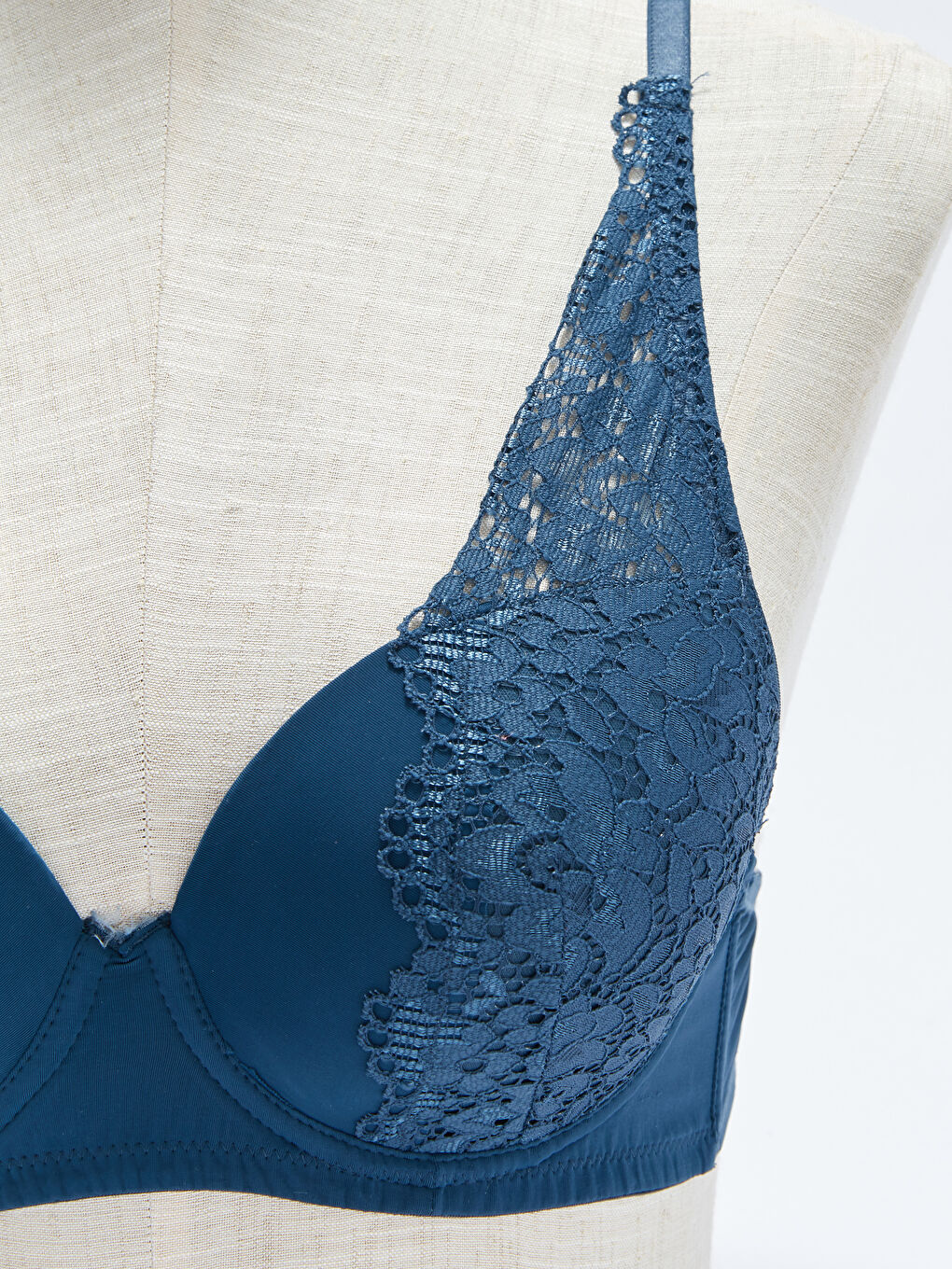 Wired Non-Padded Lace T-Shirt Bra-2