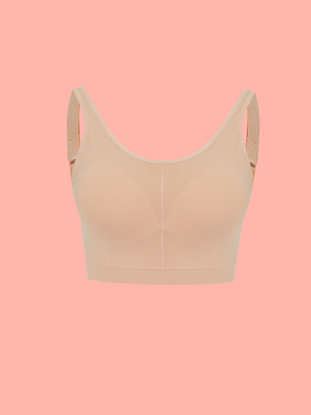 Pembe Balensiz Dolgusuz Düz Ameliyat Sonrası Sütyeni