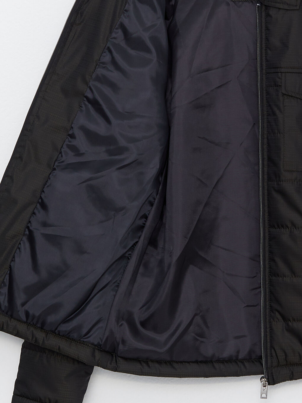 Standard Fit Collared Neck Men's Puffer Coat-7