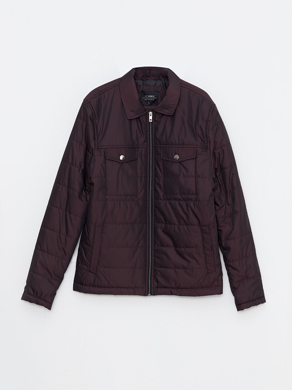 Standard Fit Collared Neck Men's Puffer Coat-6