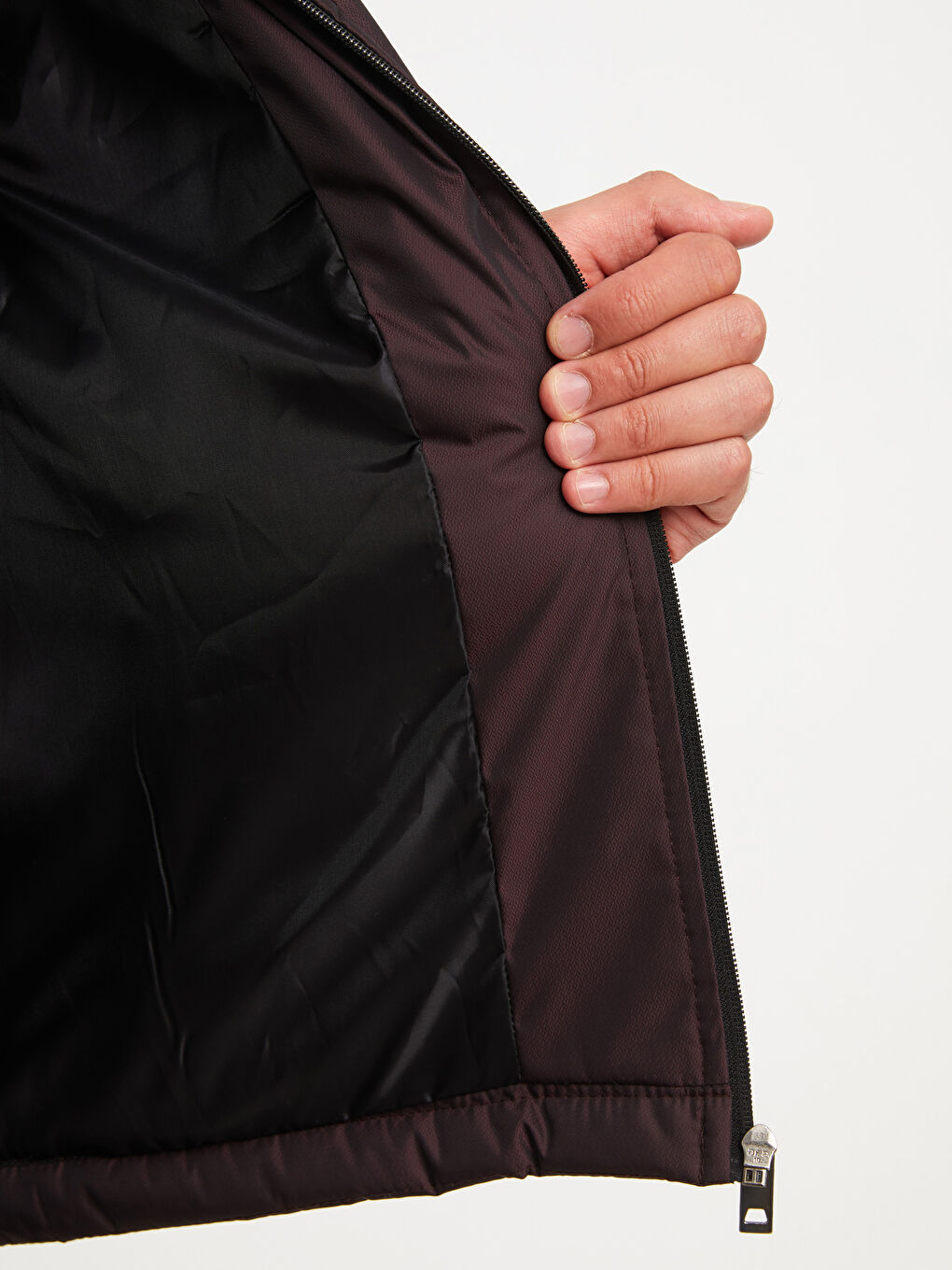 Standard Fit Collared Neck Men's Puffer Coat-4