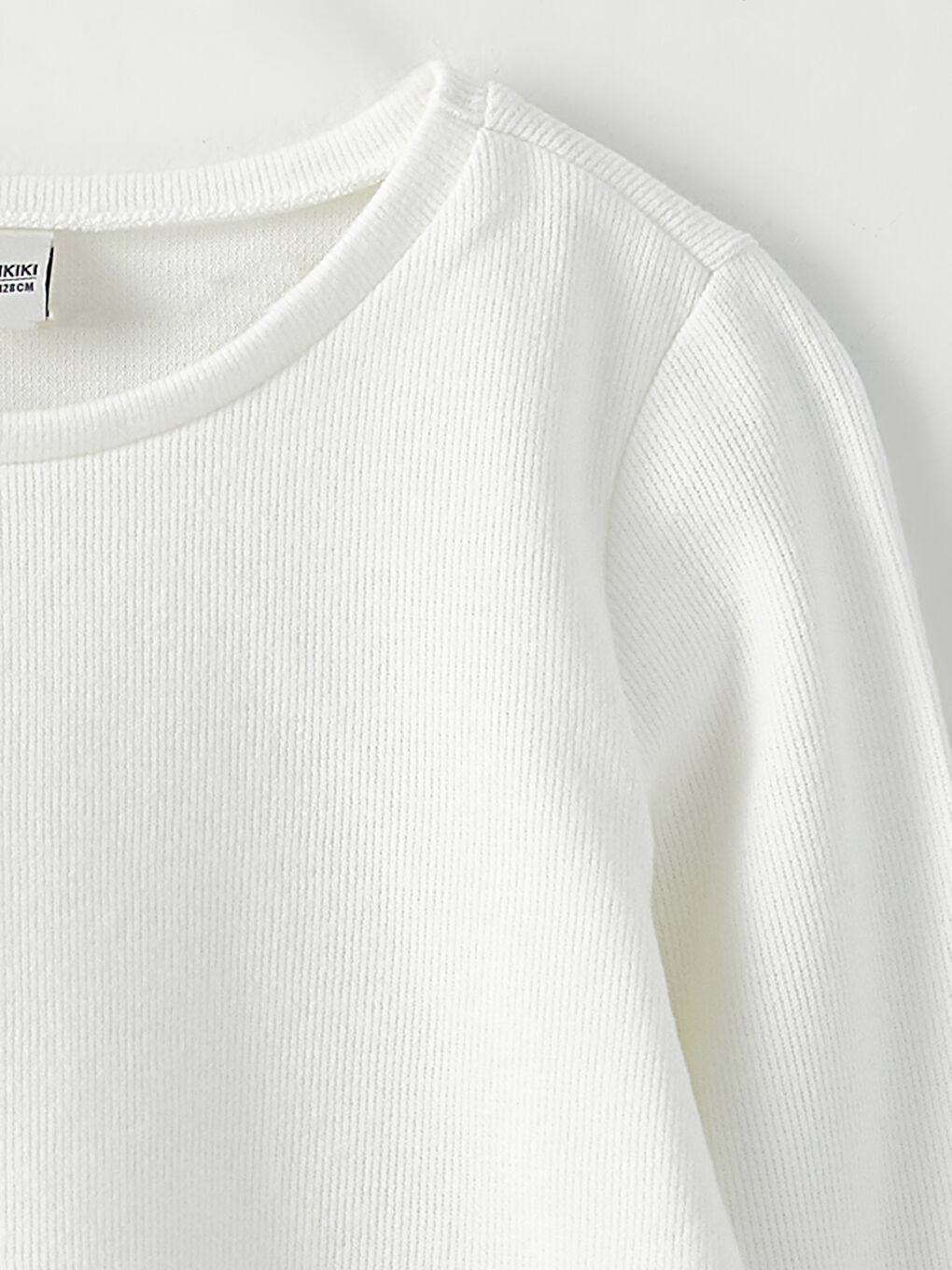 LCW ECO Rundhalsausschnitt Basic Langarm Mädchen T-Shirt und Hose -W2BF11Z4-SAT