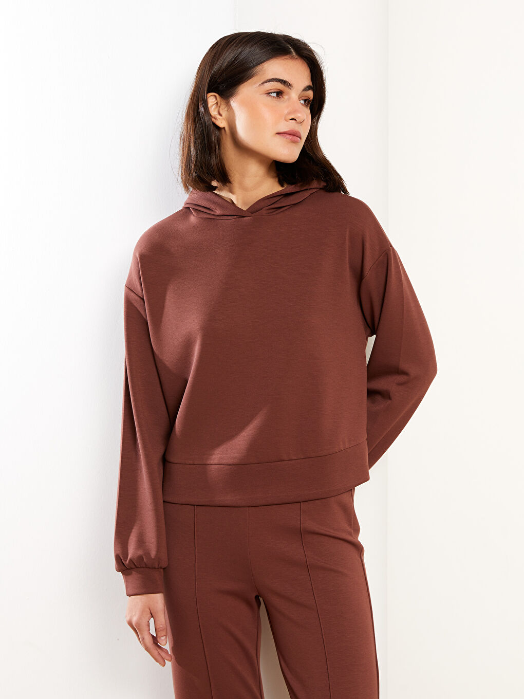 LCW Vision Damen Kapuzensweatshirt -W2BF29Z8-HFD