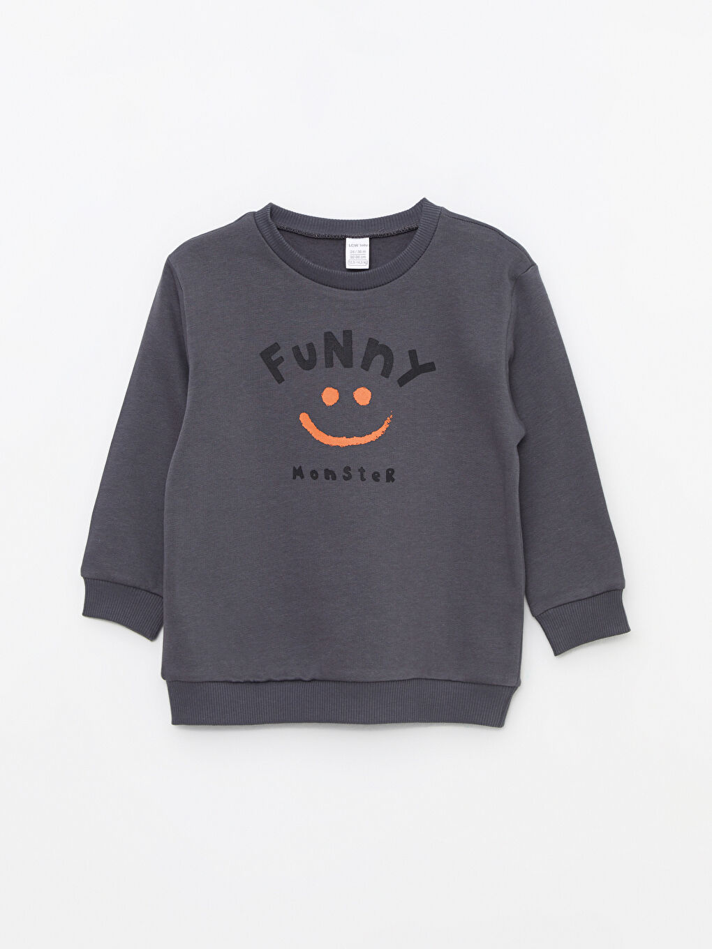 LCW baby Rundhalsausschnitt Langarm Bedrucktes Baby Jungen Sweatshirt 2er-Pack -W2BF61Z1-HGL