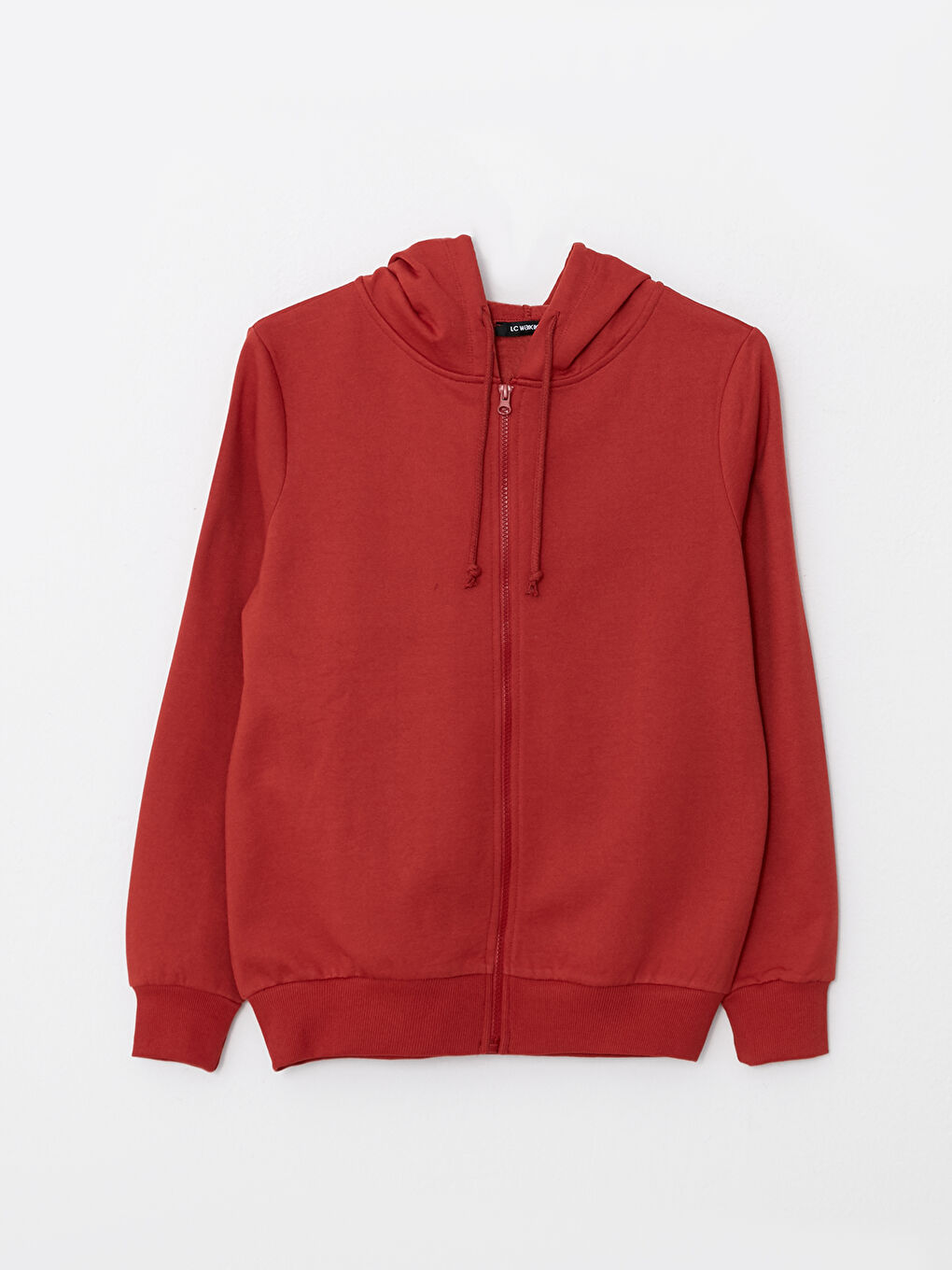 Hooded Plain Long Sleeve Women's Sports Cardigan-7