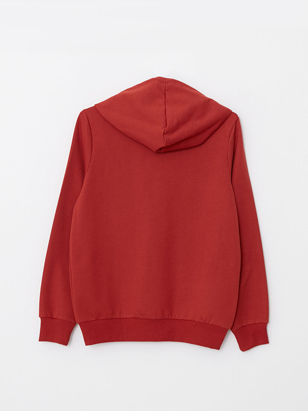 Hooded Plain Long Sleeve Women's Sports Cardigan-8