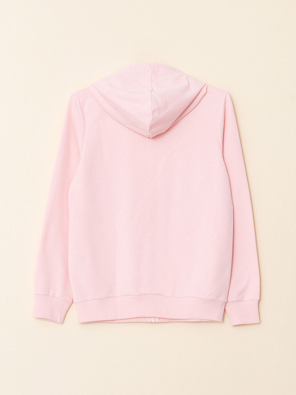 Hooded Plain Long Sleeve Women's Sports Cardigan-4