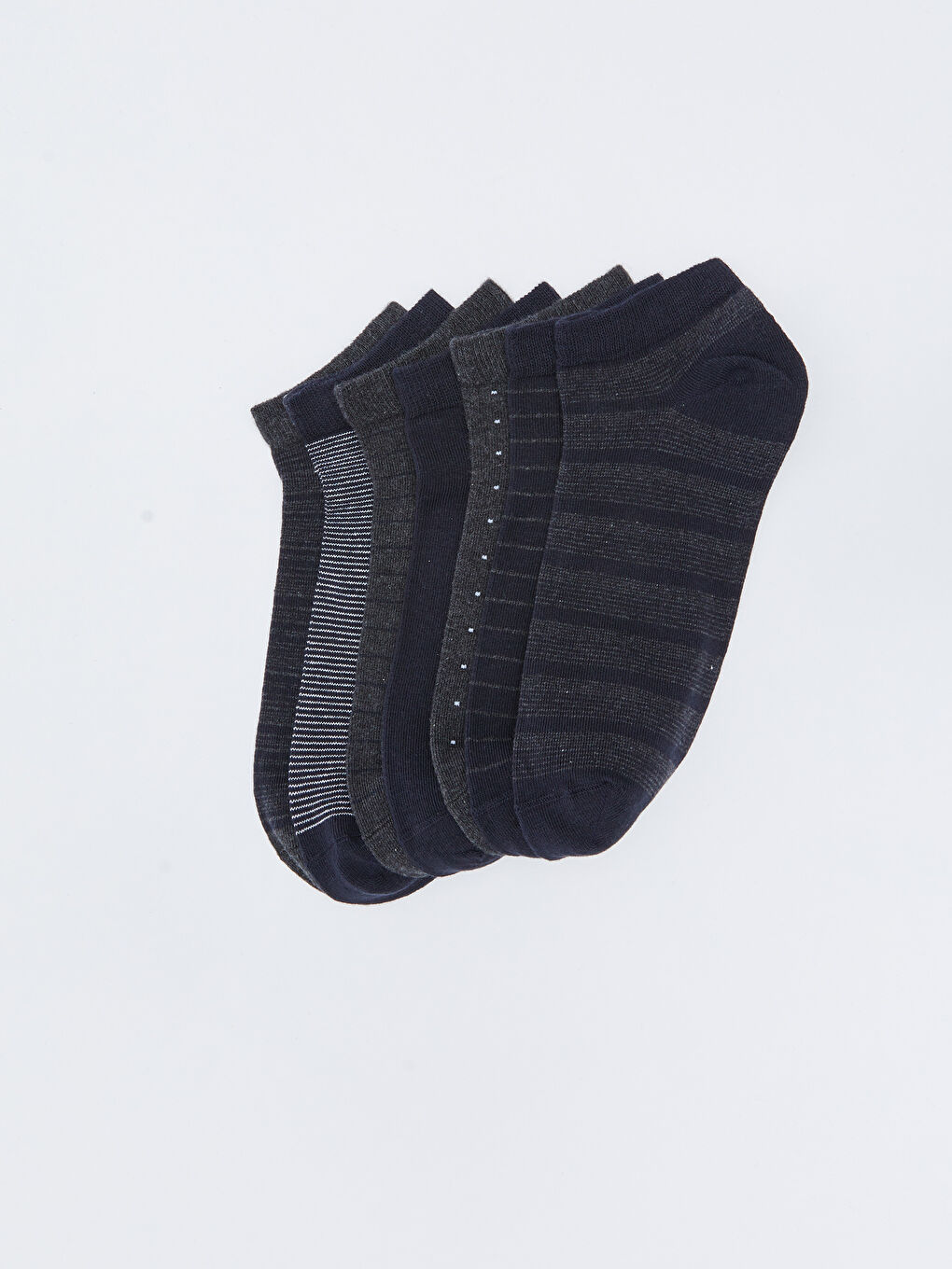 LCW ACCESSORIES Чорапи за тренировки за мъже с шарки 7 броя в опаковка -W2BF77Z8-CRP