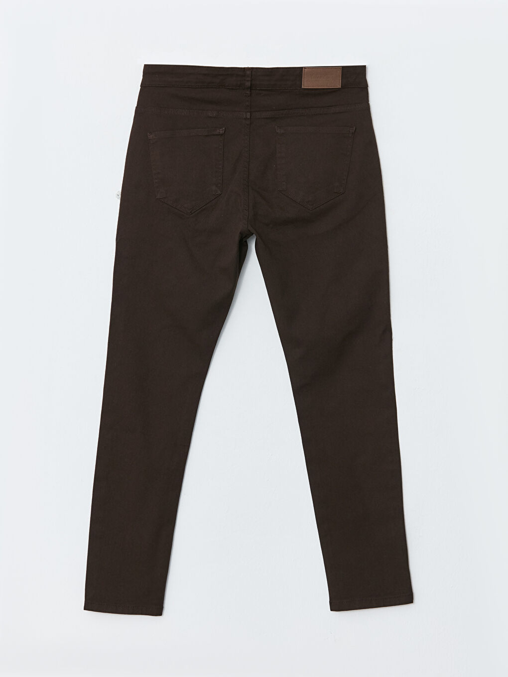 LCW Vision Koyu Kahverengi Slim Fit Gabardin Erkek Pantolon - 6